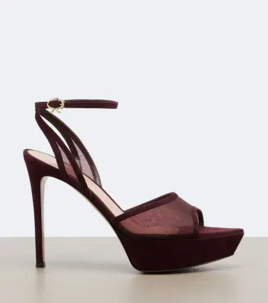 Gianvito Rossi Mesh platform slingback sandals | Thumbnail 3 Gianvito Rossi Mesh platform slingback sandals | Thumbnail 3