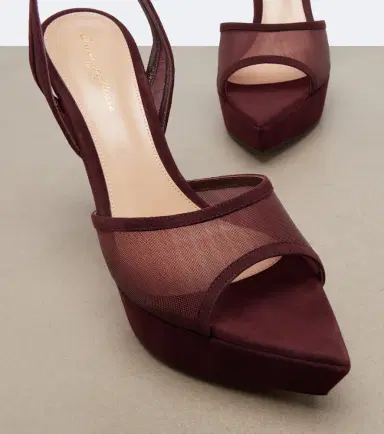 Gianvito Rossi Mesh platform slingback sandals | Thumbnail 4 Gianvito Rossi Mesh platform slingback sandals | Thumbnail 4