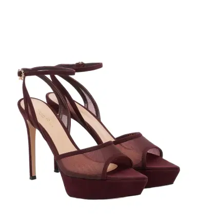 Gianvito Rossi Mesh platform slingback sandals | Thumbnail 1 Gianvito Rossi Mesh platform slingback sandals | Thumbnail 1
