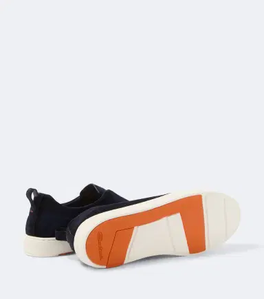 Santoni Suede slip-on sneakers | Thumbnail 4 Santoni Suede slip-on sneakers | Thumbnail 4