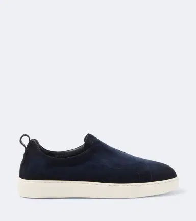 Santoni Suede slip-on sneakers | Thumbnail 5 Santoni Suede slip-on sneakers | Thumbnail 5