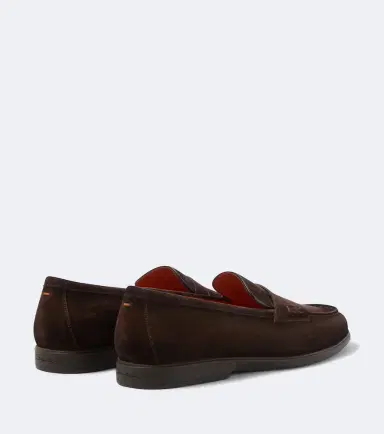 Santoni Milo suede penny loafers | Thumbnail 6 Santoni Milo suede penny loafers | Thumbnail 6