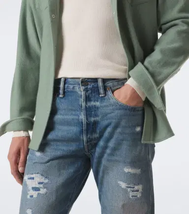 RRL Distressed straight jeans | Thumbnail 2 RRL Distressed straight jeans | Thumbnail 2