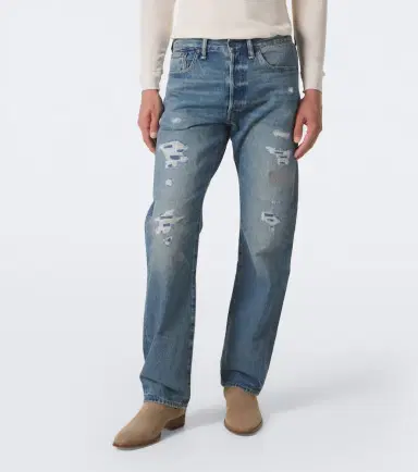 RRL Distressed straight jeans | Thumbnail 3 RRL Distressed straight jeans | Thumbnail 3