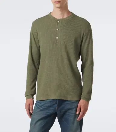 RRL Waffle-knit cotton Henley shirt | Thumbnail 2 RRL Waffle-knit cotton Henley shirt | Thumbnail 2