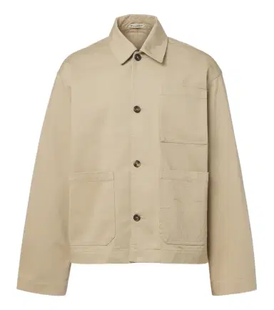 JW Anderson Embroidered cotton canvas jacket | Thumbnail 1 JW Anderson Embroidered cotton canvas jacket | Thumbnail 1