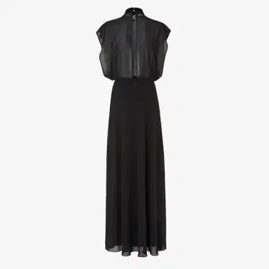 Fendi Flowing, floor-length dress featuring a cape-style bodice | Thumbnail 2 Fendi Flowing, floor-length dress featuring a cape-style bodice | Thumbnail 2