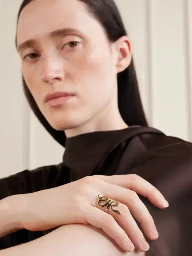 Ileana Makri Slither Snake 18-karat Gold Emerald Ring | Thumbnail 2 Ileana Makri Slither Snake 18-karat Gold Emerald Ring | Thumbnail 2