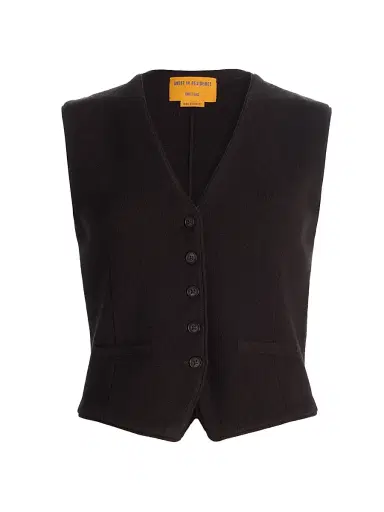 Guest In Residence Women's Cashmere Knit Tailored Vest | Thumbnail 1 Guest In Residence Women's Cashmere Knit Tailored Vest | Thumbnail 1