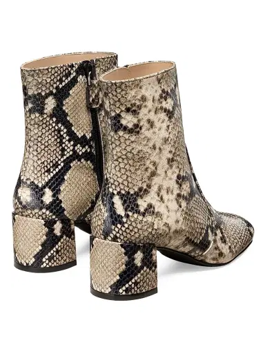 Stuart Weitzman Women's Maeve 50MM Snake-Embossed Leather Boots - Roccia | Thumbnail 3 Stuart Weitzman Women's Maeve 50MM Snake-Embossed Leather Boots - Roccia | Thumbnail 3