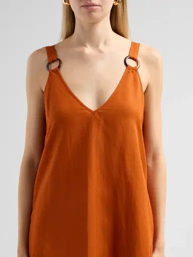 L'Agence Women's Didi O-Ring Strap Maxi Dress - Sienna - Size XXL | Thumbnail 5 L'Agence Women's Didi O-Ring Strap Maxi Dress - Sienna - Size XXL | Thumbnail 5