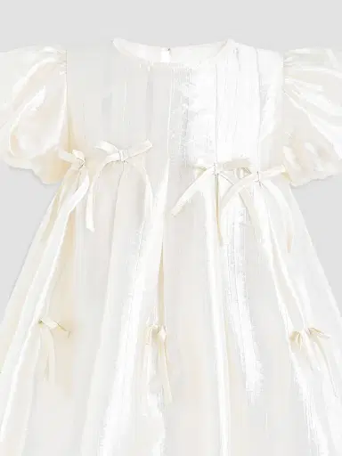 Mimi Tutu Little Girl's & Girl's Sena Dress - Beige | Thumbnail 4 Mimi Tutu Little Girl's & Girl's Sena Dress - Beige | Thumbnail 4