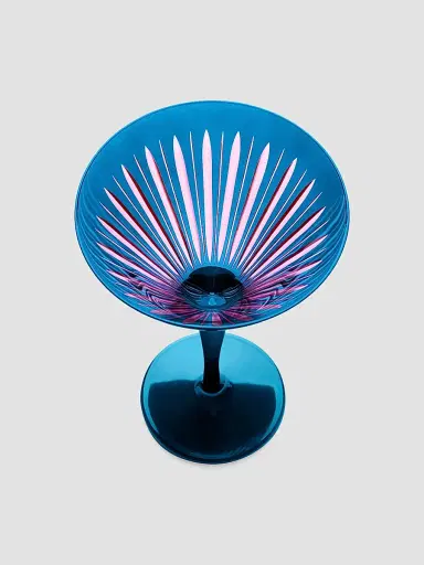 L'Objet Prism 4-Piece Martini Glass Set - Blue | Thumbnail 4 L'Objet Prism 4-Piece Martini Glass Set - Blue | Thumbnail 4