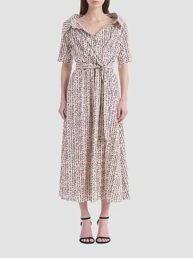 Altuzarra Women's Lydia Cotton-Blend Dress - Strawberry Bluebell - Size 14 | Thumbnail 2 Altuzarra Women's Lydia Cotton-Blend Dress - Strawberry Bluebell - Size 14 | Thumbnail 2