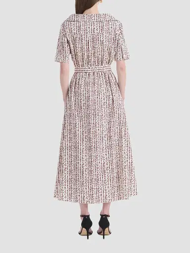 Altuzarra Women's Lydia Cotton-Blend Dress - Strawberry Bluebell - Size 14 | Thumbnail 3 Altuzarra Women's Lydia Cotton-Blend Dress - Strawberry Bluebell - Size 14 | Thumbnail 3