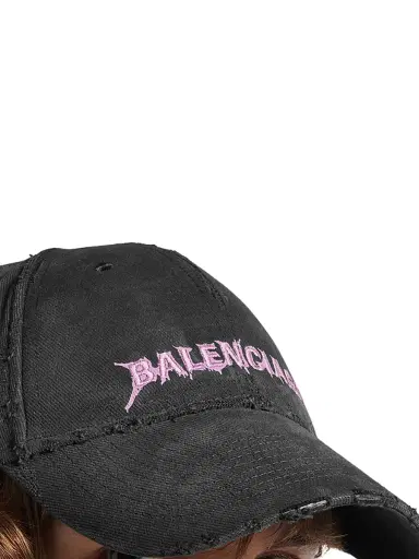Balenciaga Men's DIY Back Cap - Black | Thumbnail 4 Balenciaga Men's DIY Back Cap - Black | Thumbnail 4