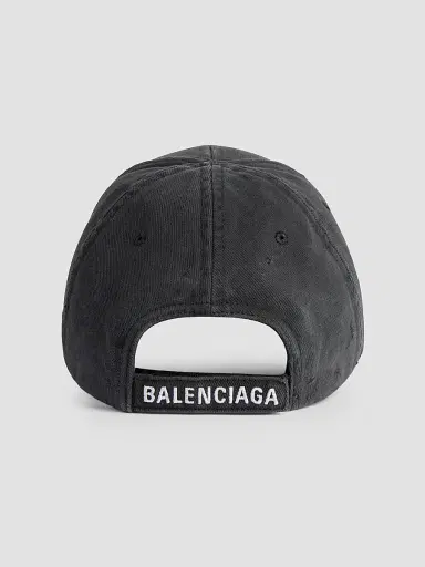 Balenciaga Men's I Love U Baseball Cap - Black | Thumbnail 2 Balenciaga Men's I Love U Baseball Cap - Black | Thumbnail 2