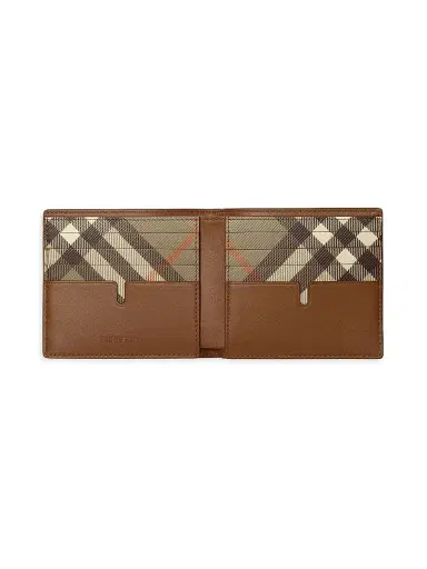 Burberry Men's MS Leather Bifold Wallet | Thumbnail 2 Burberry Men's MS Leather Bifold Wallet | Thumbnail 2