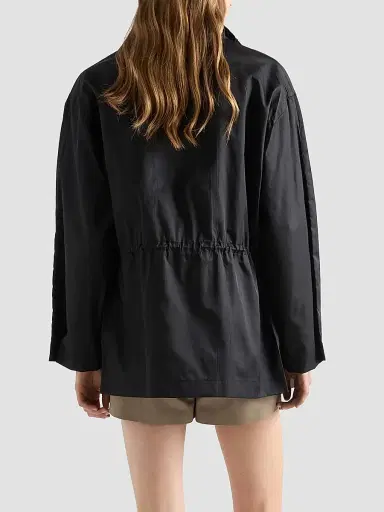 Prada Women's Nylon Rain Jacket - Black - Size 4 | Thumbnail 3 Prada Women's Nylon Rain Jacket - Black - Size 4 | Thumbnail 3