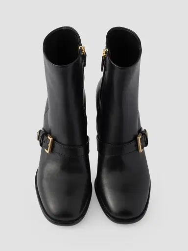 Prada Women's Leather Booties | Thumbnail 2 Prada Women's Leather Booties | Thumbnail 2