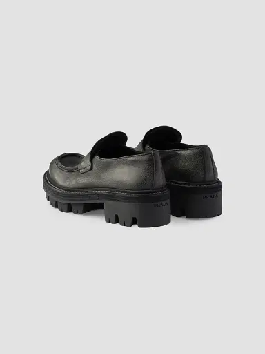 Prada Women's Leather Loafers - Black - Size 11 | Thumbnail 3 Prada Women's Leather Loafers - Black - Size 11 | Thumbnail 3