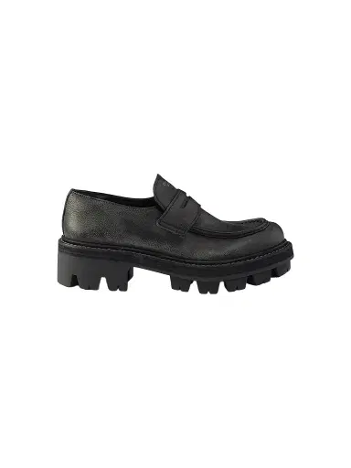 Prada Women's Leather Loafers - Black - Size 11 | Thumbnail 1 Prada Women's Leather Loafers - Black - Size 11 | Thumbnail 1