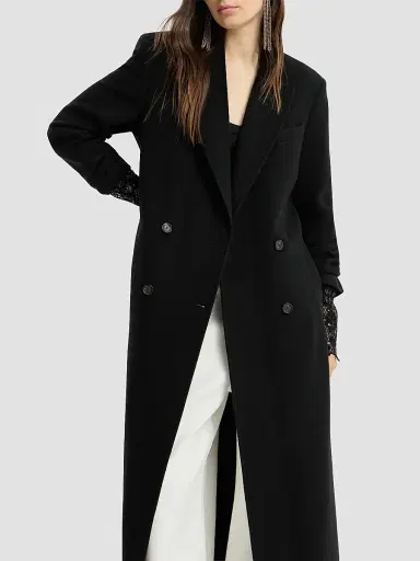Brunello Cucinelli Women's Lightweight Water-Resistant Cashmere Belted Coat | Thumbnail 4 Brunello Cucinelli Women's Lightweight Water-Resistant Cashmere Belted Coat | Thumbnail 4