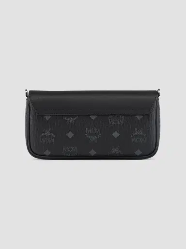 MCM Women's Mini Tracy Visetos Canvas & Leather Crossbody Bag - Black | Thumbnail 2 MCM Women's Mini Tracy Visetos Canvas & Leather Crossbody Bag - Black | Thumbnail 2
