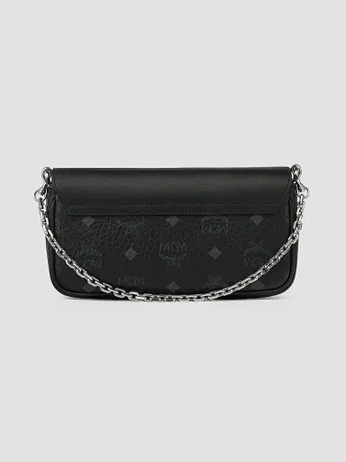 MCM Women's Mini Tracy Visetos Canvas & Leather Crossbody Bag - Black | Thumbnail 5 MCM Women's Mini Tracy Visetos Canvas & Leather Crossbody Bag - Black | Thumbnail 5