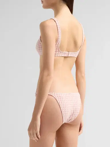 Peony Women's Enamour Holiday Bikini Bottom - Blush Gingham - Size Large | Thumbnail 3 Peony Women's Enamour Holiday Bikini Bottom - Blush Gingham - Size Large | Thumbnail 3