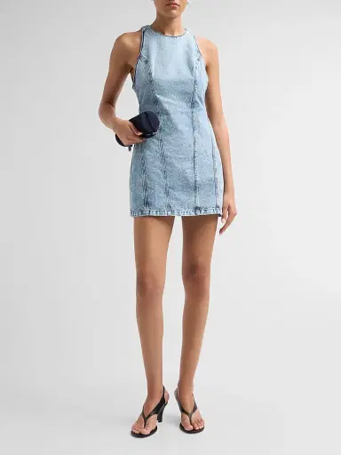 Ksubi Women's Higher Than Heaven Phillipa Mini Dress - Denim - Size XL | Thumbnail 2 Ksubi Women's Higher Than Heaven Phillipa Mini Dress - Denim - Size XL | Thumbnail 2