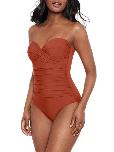 Miraclesuit Swim Women's Rock Solid Madrid One-Piece Swimsuit - Spice - Size 16 | Thumbnail 3 Miraclesuit Swim Women's Rock Solid Madrid One-Piece Swimsuit - Spice - Size 16 | Thumbnail 3