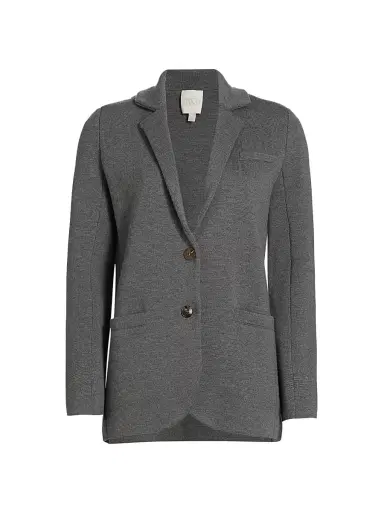 TWP Women's Boyfriend Wool-Blend Blazer - Dark Charcoal Grey - Size XS | Thumbnail 1 TWP Women's Boyfriend Wool-Blend Blazer - Dark Charcoal Grey - Size XS | Thumbnail 1