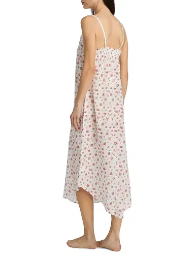 Papinelle Women's Floral Swiss Dot Maxi Nightie - Posy Floral - Size XL | Thumbnail 4 Papinelle Women's Floral Swiss Dot Maxi Nightie - Posy Floral - Size XL | Thumbnail 4