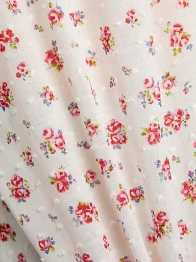 Papinelle Women's Floral Swiss Dot Maxi Nightie - Posy Floral - Size XL | Thumbnail 6 Papinelle Women's Floral Swiss Dot Maxi Nightie - Posy Floral - Size XL | Thumbnail 6