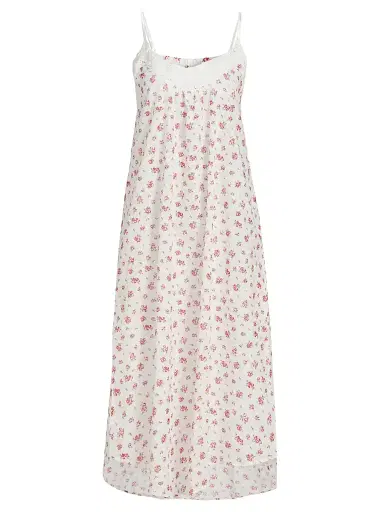 Papinelle Women's Floral Swiss Dot Maxi Nightie - Posy Floral - Size XL | Thumbnail 1 Papinelle Women's Floral Swiss Dot Maxi Nightie - Posy Floral - Size XL | Thumbnail 1