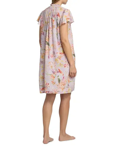 Papinelle Women's Bailey Flutter-Sleeve Nightie - Soft Lavender | Thumbnail 4 Papinelle Women's Bailey Flutter-Sleeve Nightie - Soft Lavender | Thumbnail 4