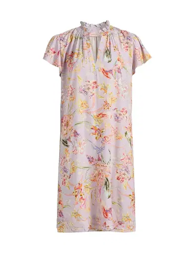 Papinelle Women's Bailey Flutter-Sleeve Nightie - Soft Lavender | Thumbnail 1 Papinelle Women's Bailey Flutter-Sleeve Nightie - Soft Lavender | Thumbnail 1