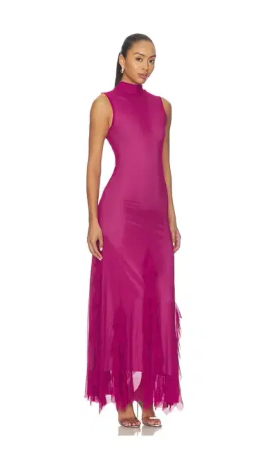 Especia Aneta Mauve Long Dress | Thumbnail 2 Especia Aneta Mauve Long Dress | Thumbnail 2