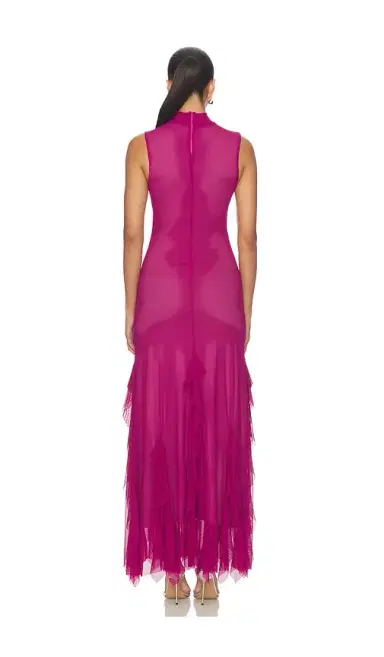 Especia Aneta Mauve Long Dress | Thumbnail 3 Especia Aneta Mauve Long Dress | Thumbnail 3