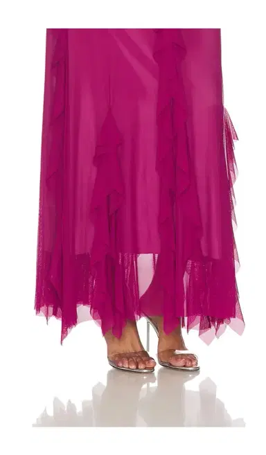 Especia Aneta Mauve Long Dress | Thumbnail 4 Especia Aneta Mauve Long Dress | Thumbnail 4