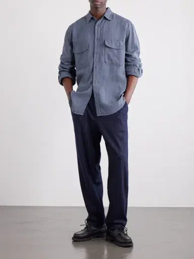 KAPITAL Linen Shirt - Men | Thumbnail 2 KAPITAL Linen Shirt - Men | Thumbnail 2