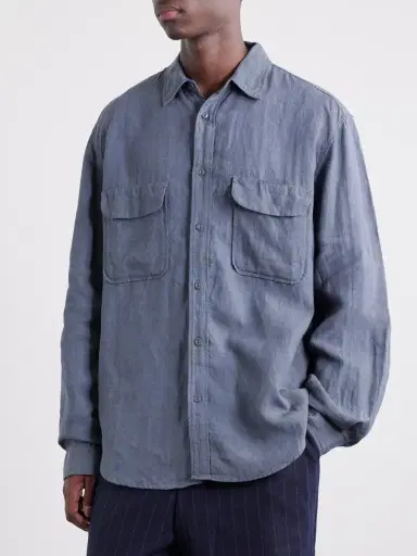KAPITAL Linen Shirt - Men | Thumbnail 3 KAPITAL Linen Shirt - Men | Thumbnail 3