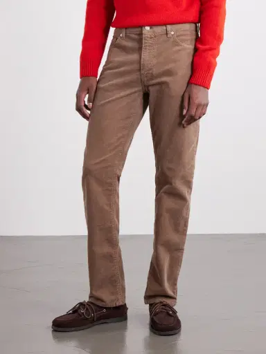 Frame Modern Straight-Leg Cotton-Blend Corduroy Trousers - Men | Thumbnail 3 Frame Modern Straight-Leg Cotton-Blend Corduroy Trousers - Men | Thumbnail 3