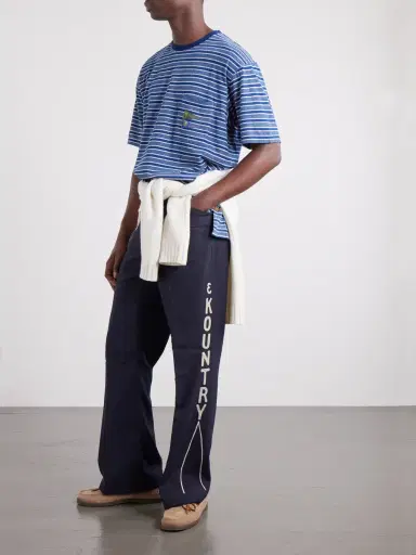 KAPITAL Daddy's Ox Flared Twill Trousers - Men | Thumbnail 2 KAPITAL Daddy's Ox Flared Twill Trousers - Men | Thumbnail 2