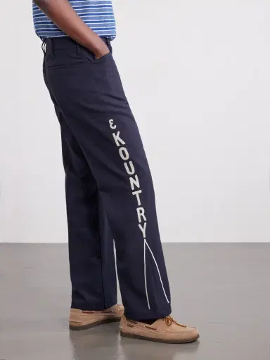 KAPITAL Daddy's Ox Flared Twill Trousers - Men | Thumbnail 5 KAPITAL Daddy's Ox Flared Twill Trousers - Men | Thumbnail 5