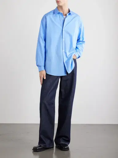 A.PRESSE Cotton-Poplin Shirt - Men | Thumbnail 2 A.PRESSE Cotton-Poplin Shirt - Men | Thumbnail 2