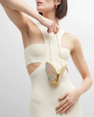Judith Leiber Couture Serafina Butterfly Crystal Minaudiere | Thumbnail 2 Judith Leiber Couture Serafina Butterfly Crystal Minaudiere | Thumbnail 2