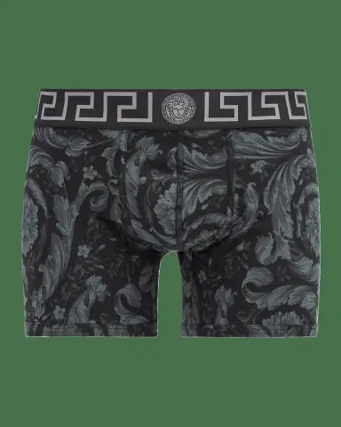 Versace Men's Barocco Organic Jersey Trunks | Thumbnail 3 Versace Men's Barocco Organic Jersey Trunks | Thumbnail 3
