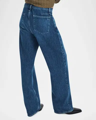 rag & bone Phoebe Drawstring Wide-Leg Jeans | Thumbnail 3 rag & bone Phoebe Drawstring Wide-Leg Jeans | Thumbnail 3
